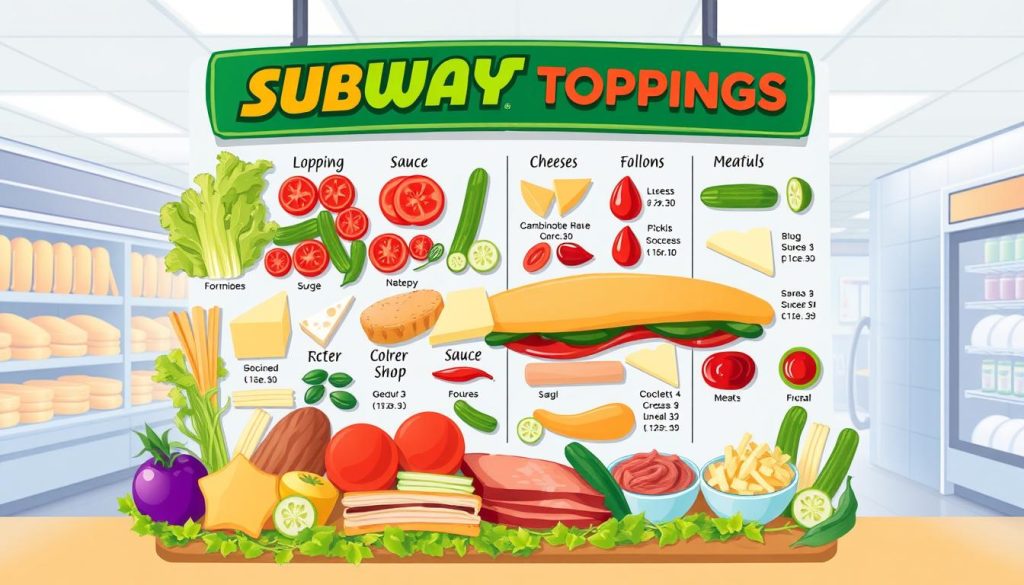 Subway Toppings Menu Prices