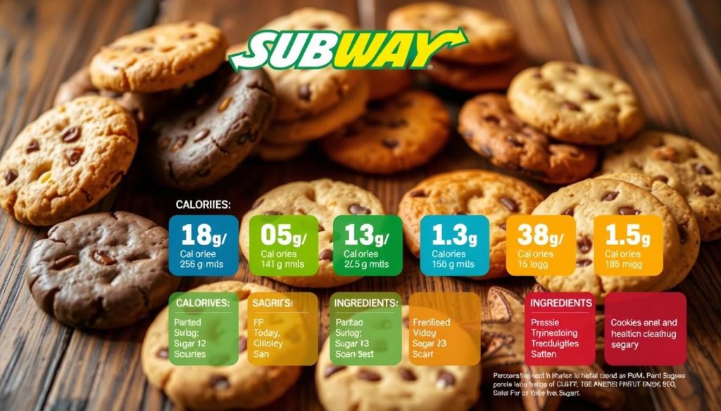 Subway cookie nutritional content