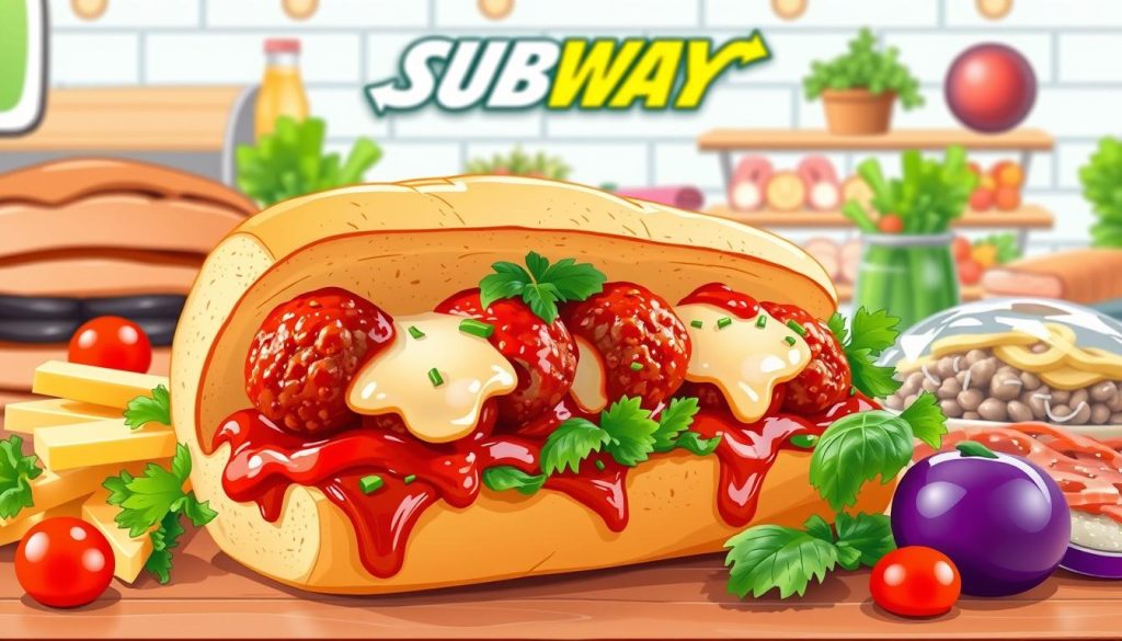 Subway meatball sub nutrition