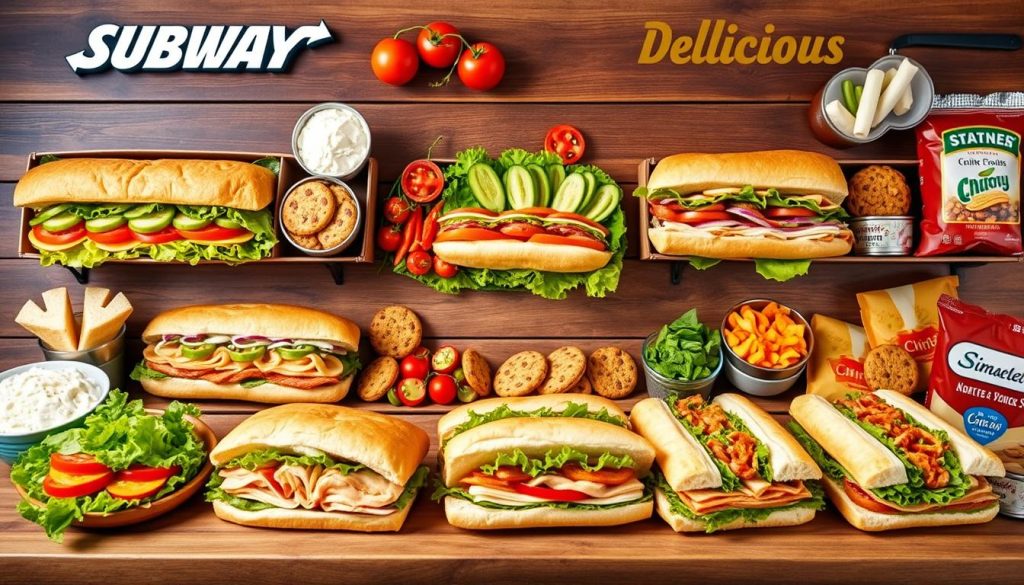 Subway menu deals