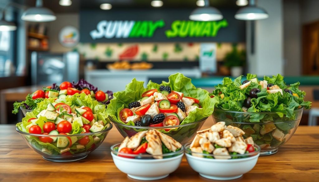 Subway salad calories