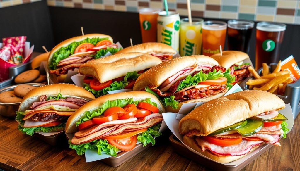 Subway series menu deals