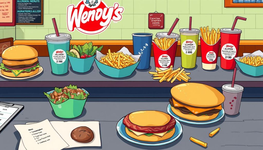 Wendy's allergen menu