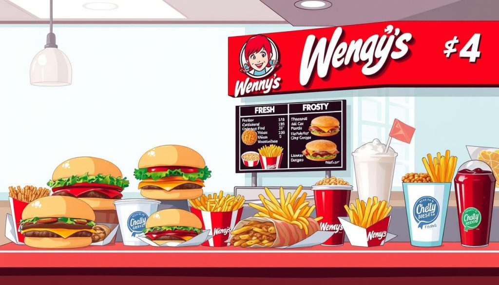 Wendy's comprehensive menu