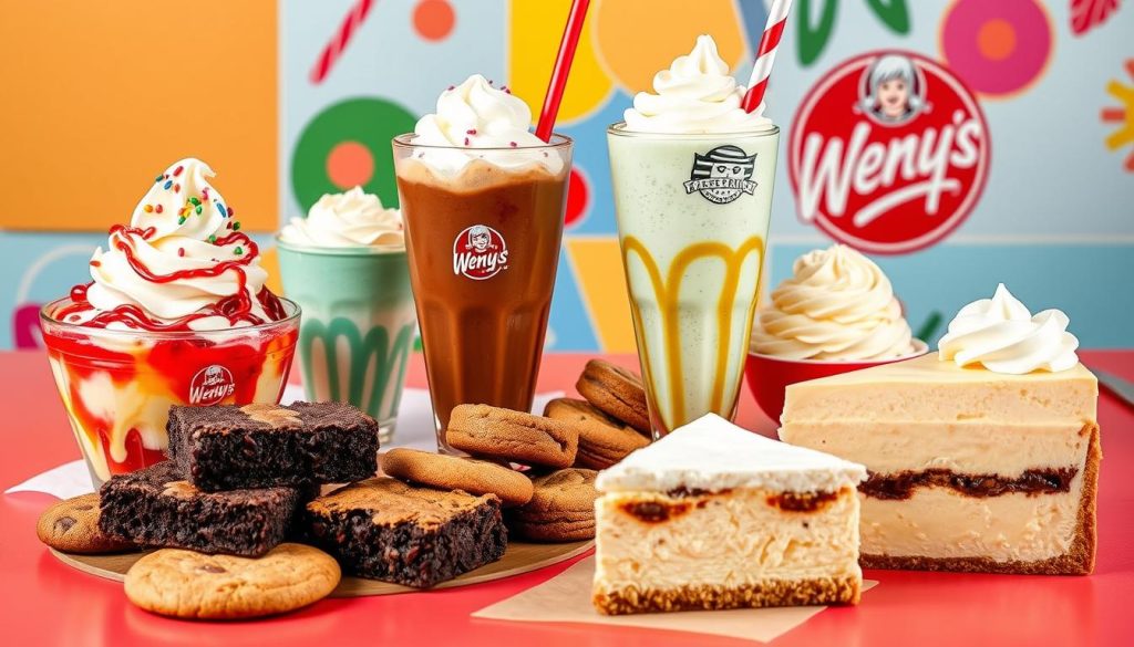 Wendy's dessert menu