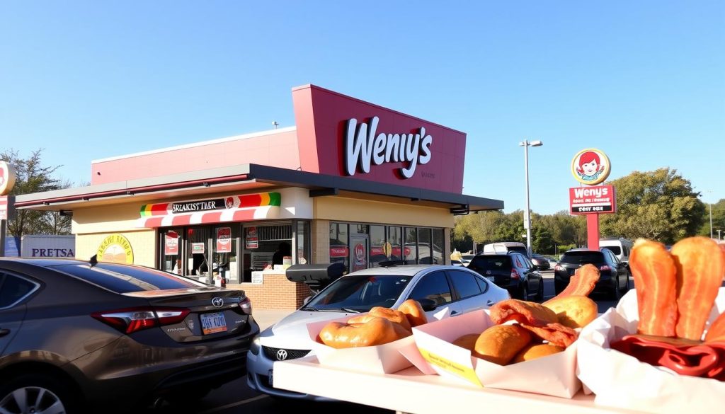 Wendy's drive-thru breakfast