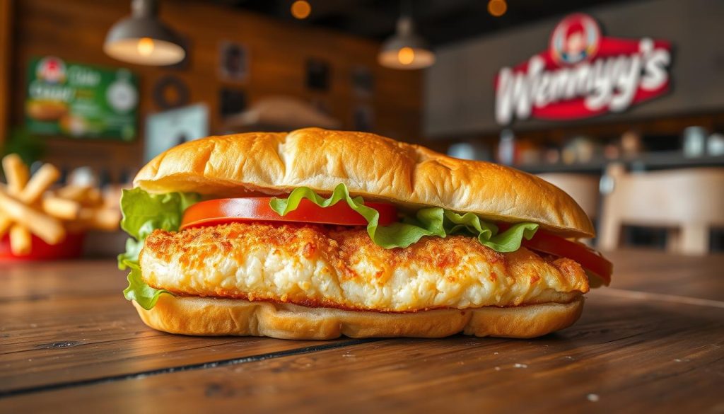 Wendy's fish fillet sandwich details