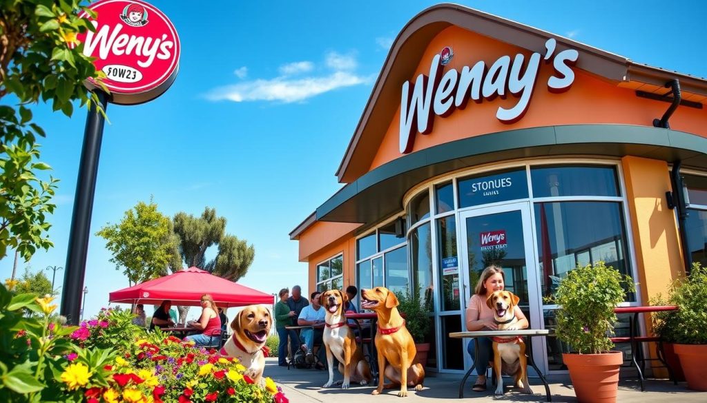 Wendy's pet-friendly participating locations