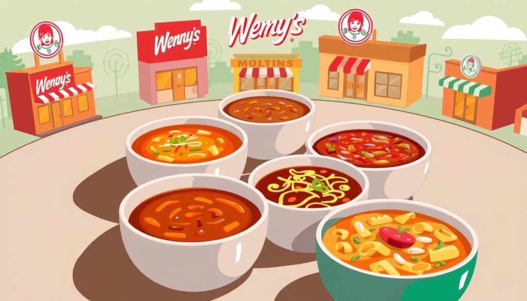 Wendy's soup menu availability