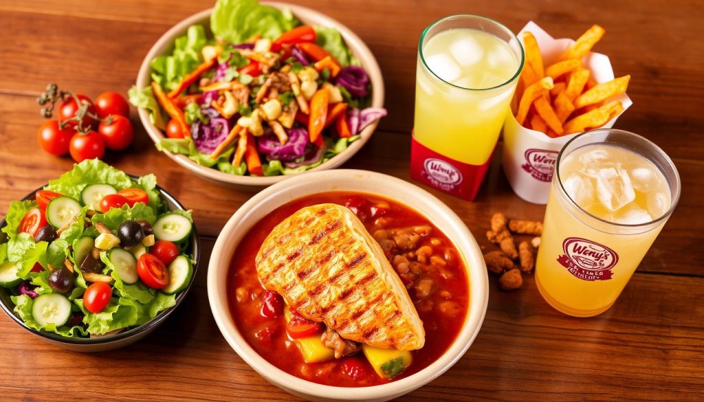 Wendy's vegetarian menu