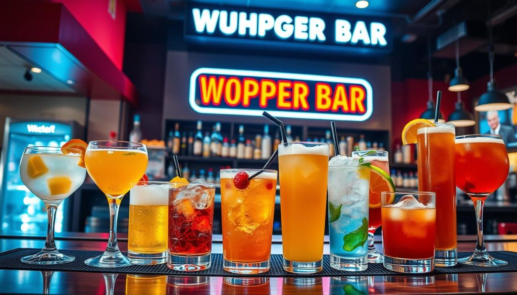 Whopper Bar alcoholic drinks