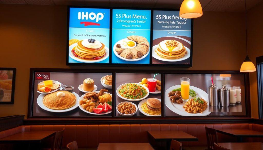 accessing IHOP senior menu