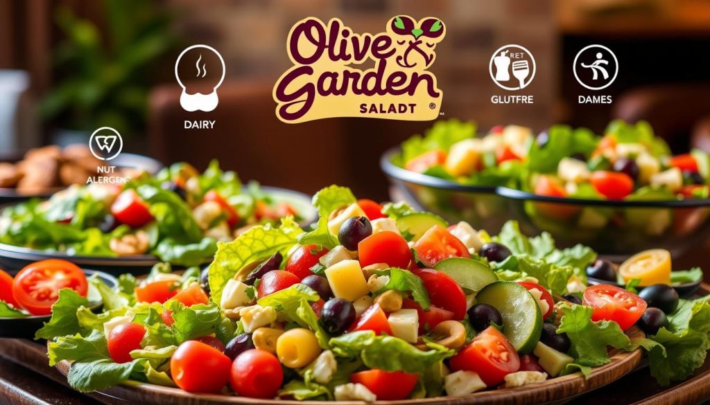 allergy information for Olive Garden salads