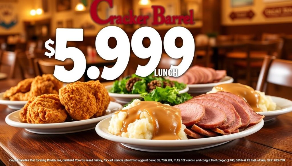 best deals at cracker barrel $5.99 lunch