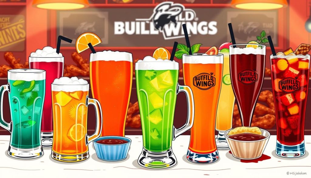 buffalo wild wings popular drinks