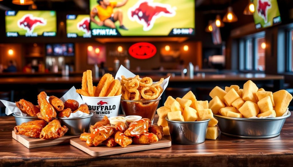 buffalo wild wings snack menus