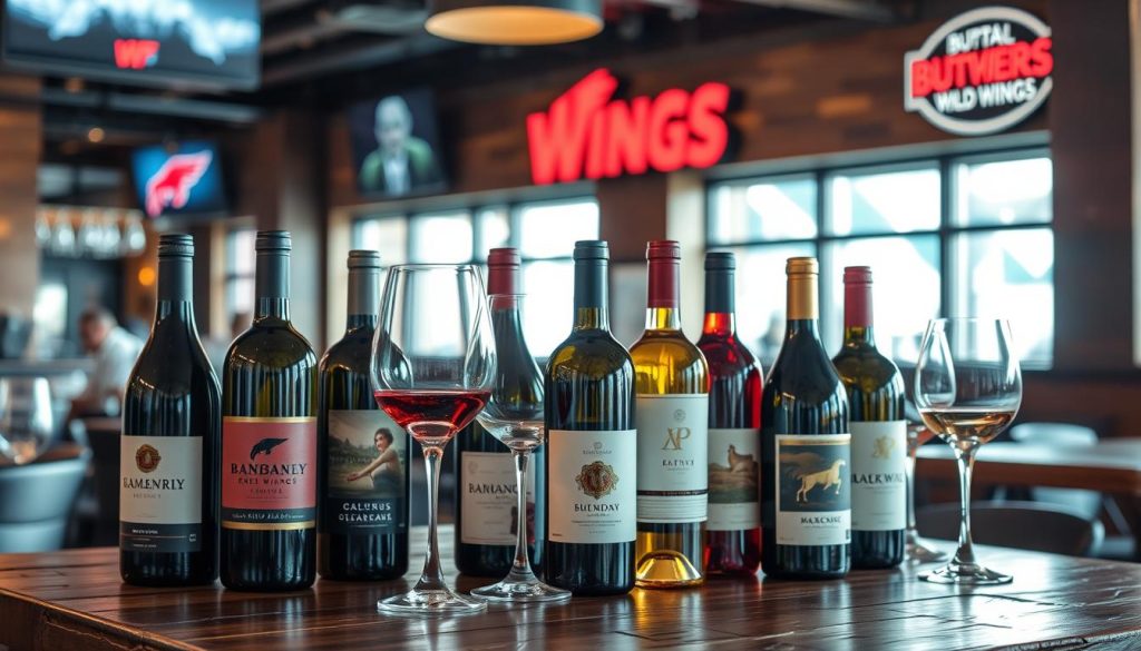 buffalo wild wings wine selection