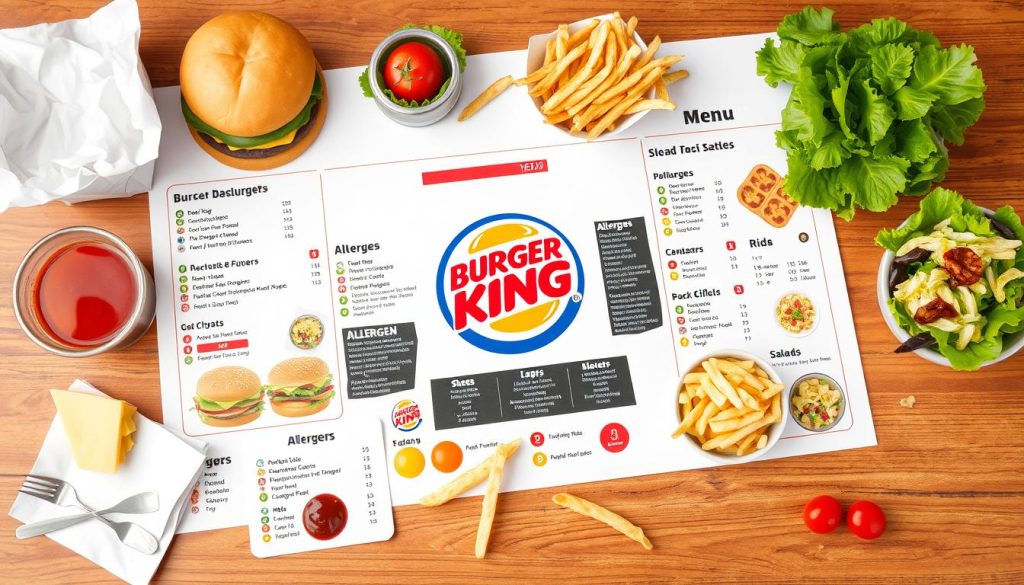 burger king allergen menu