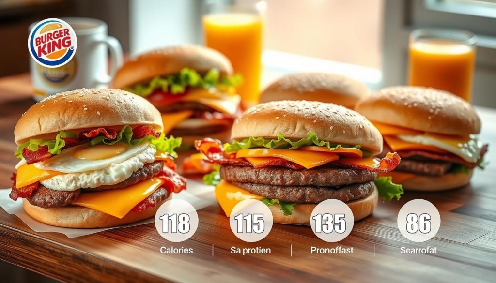 burger king breakfast sandwich nutrition