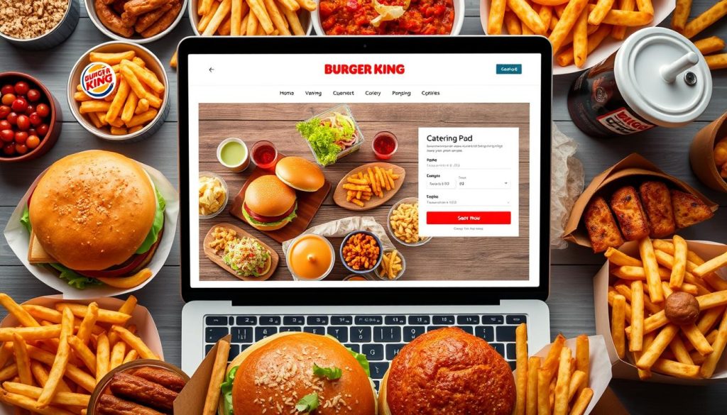 burger king catering order online