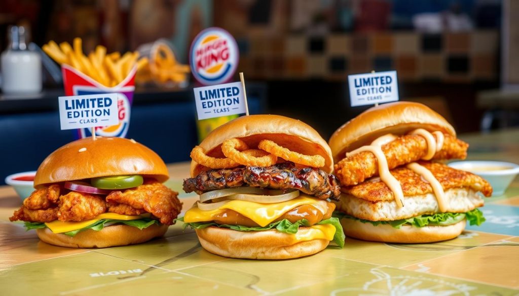 burger king limited edition sandwiches