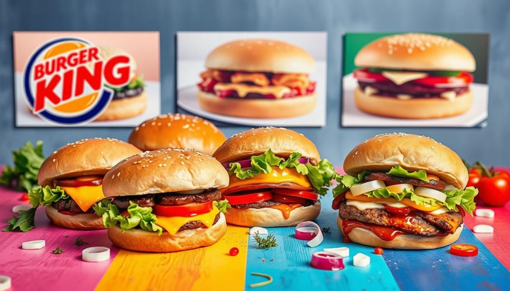 burger king melts comparison