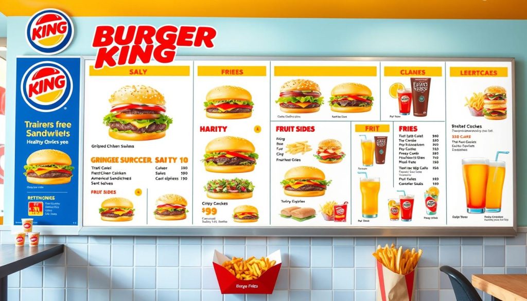 burger king menu canada