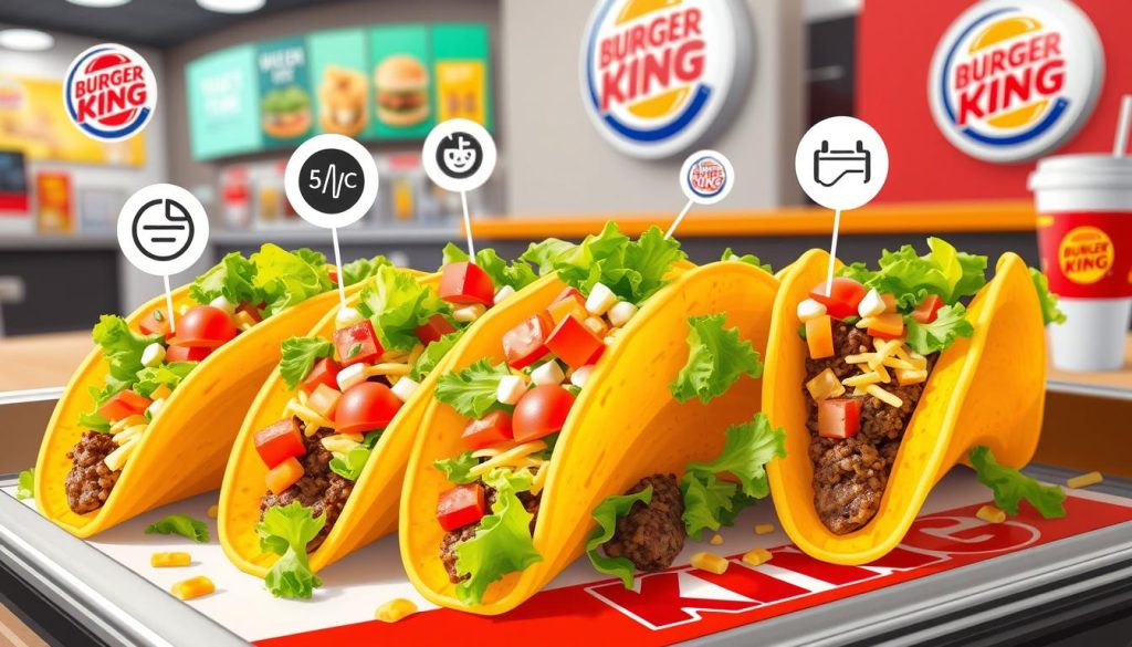 burger king taco calories