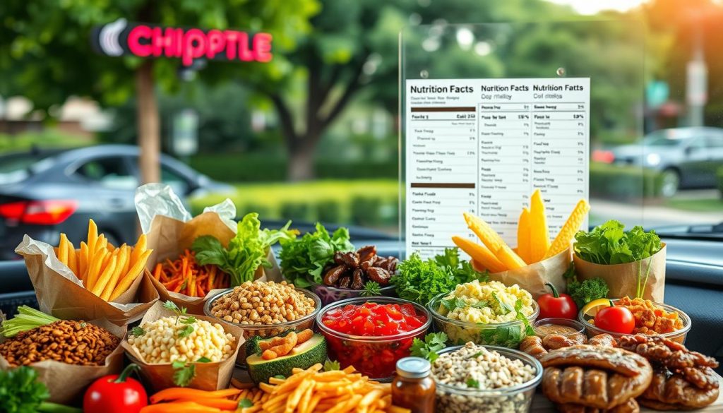 chipotle drive thru nutrition information