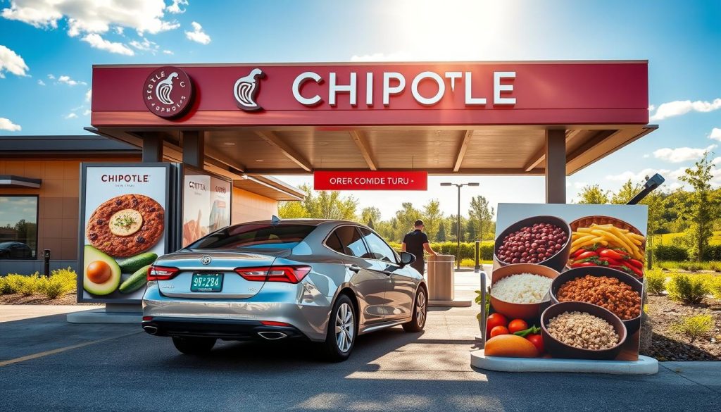 chipotle drive thru order online