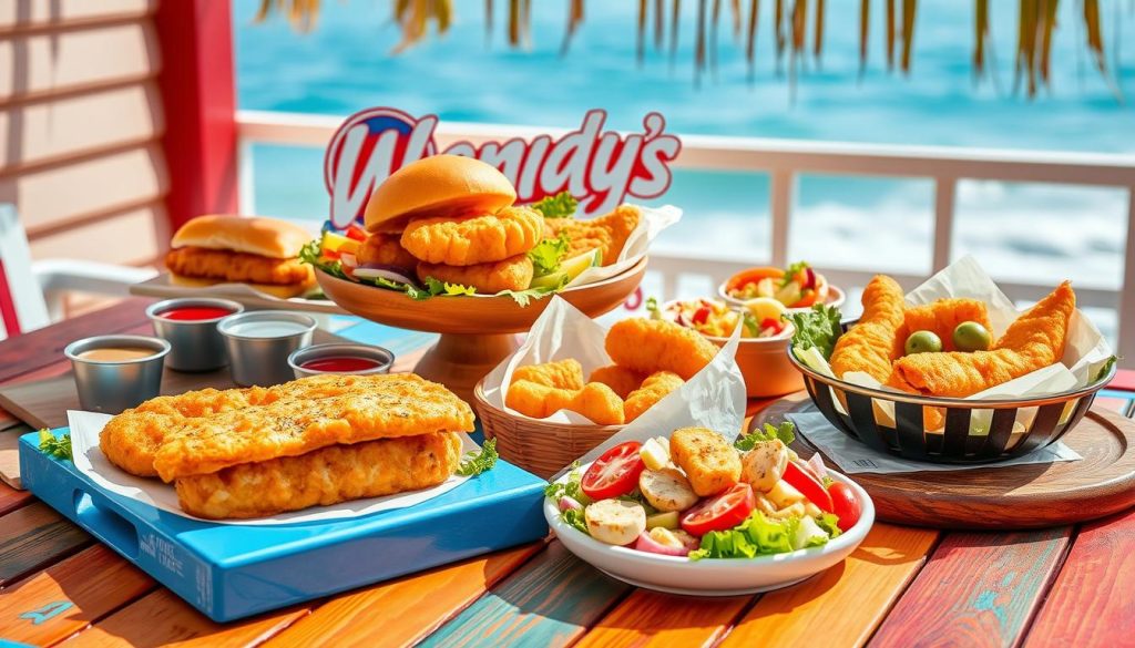 compare Wendy's seafood