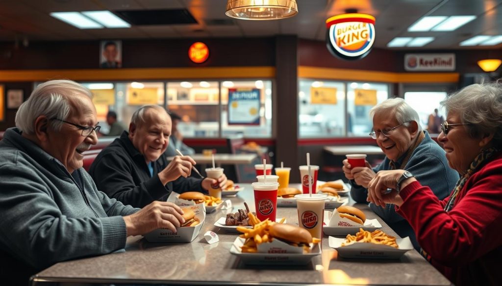 customer reviews on Burger King senior menu