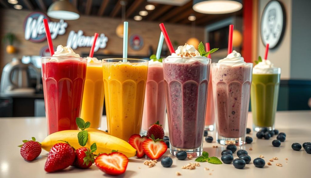 customize Wendy's smoothie