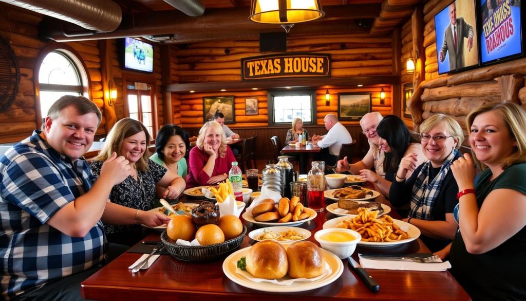 dining on a budget at Texas Roadhouse