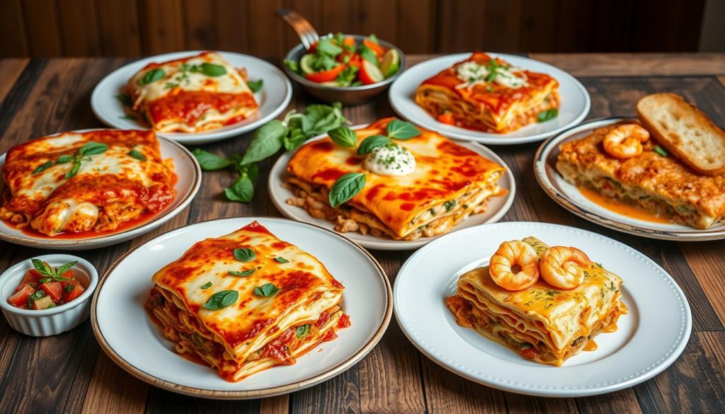 diverse lasagna menu