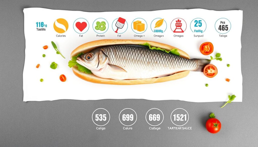 fish sandwich nutrition information