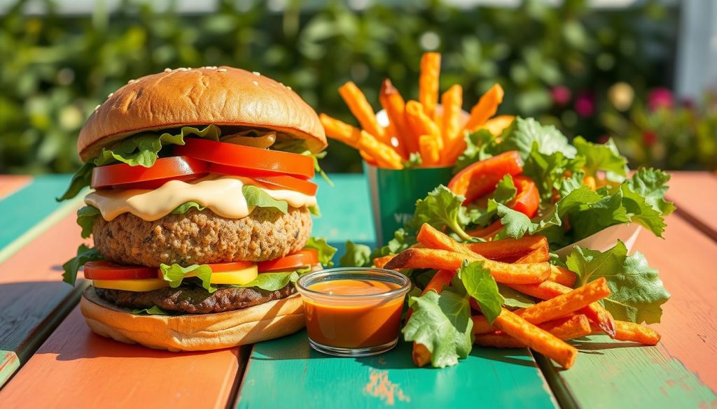 healthy vegan options burger king