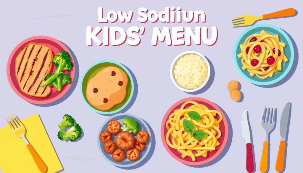 low sodium menu for kids