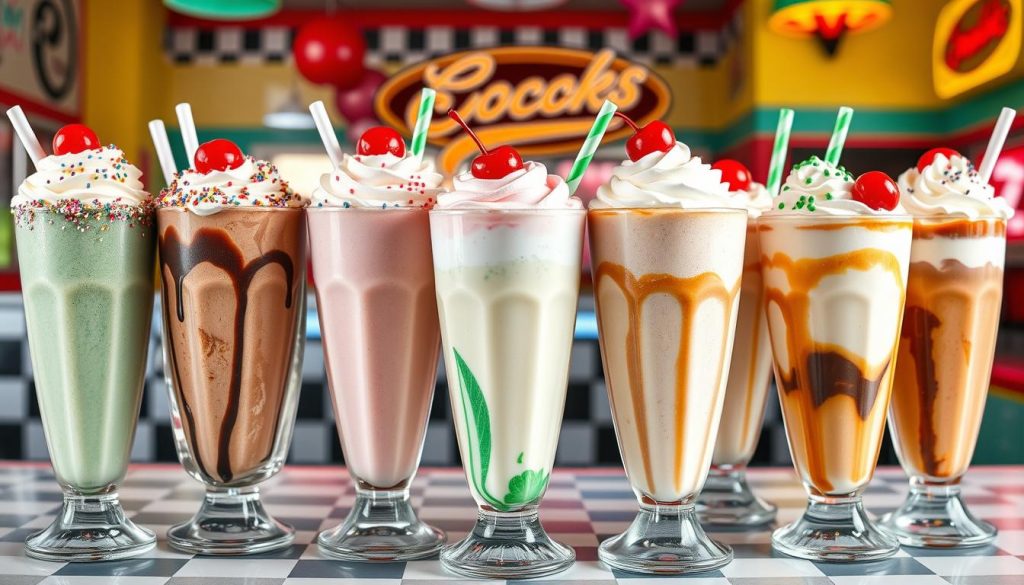 milkshake flavors