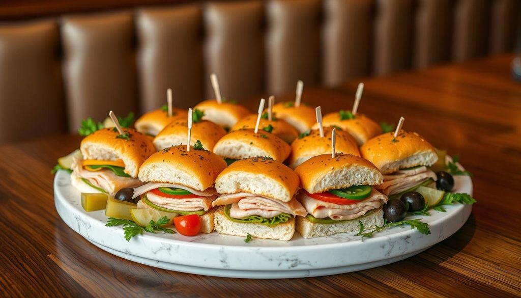 mini sandwich platters