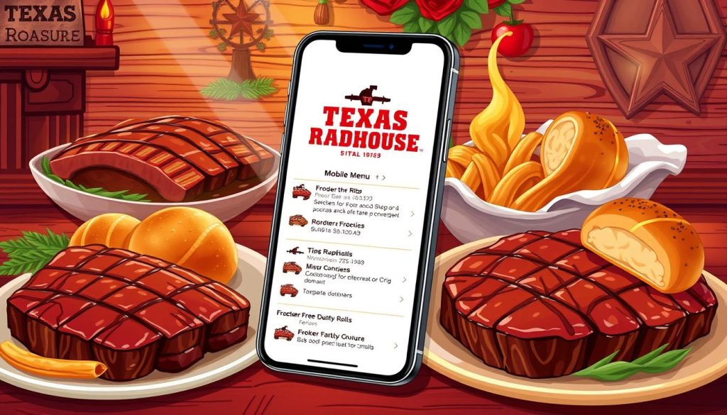 navigating texas roadhouse menu