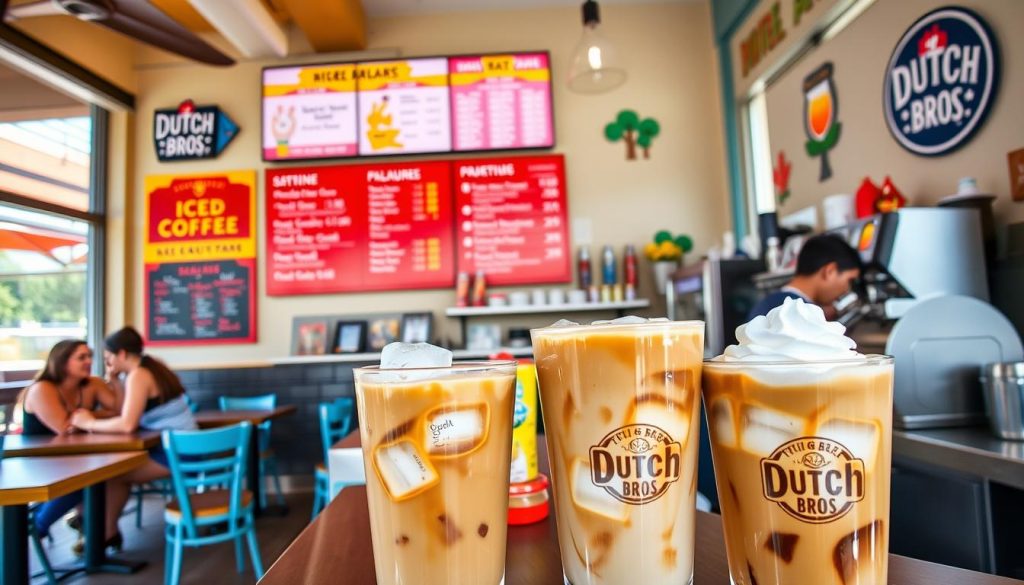 order Dutch Bros iced coffee