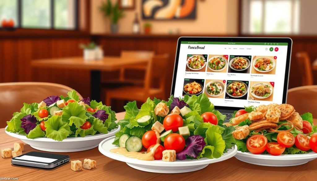 order Panera Bread salads online