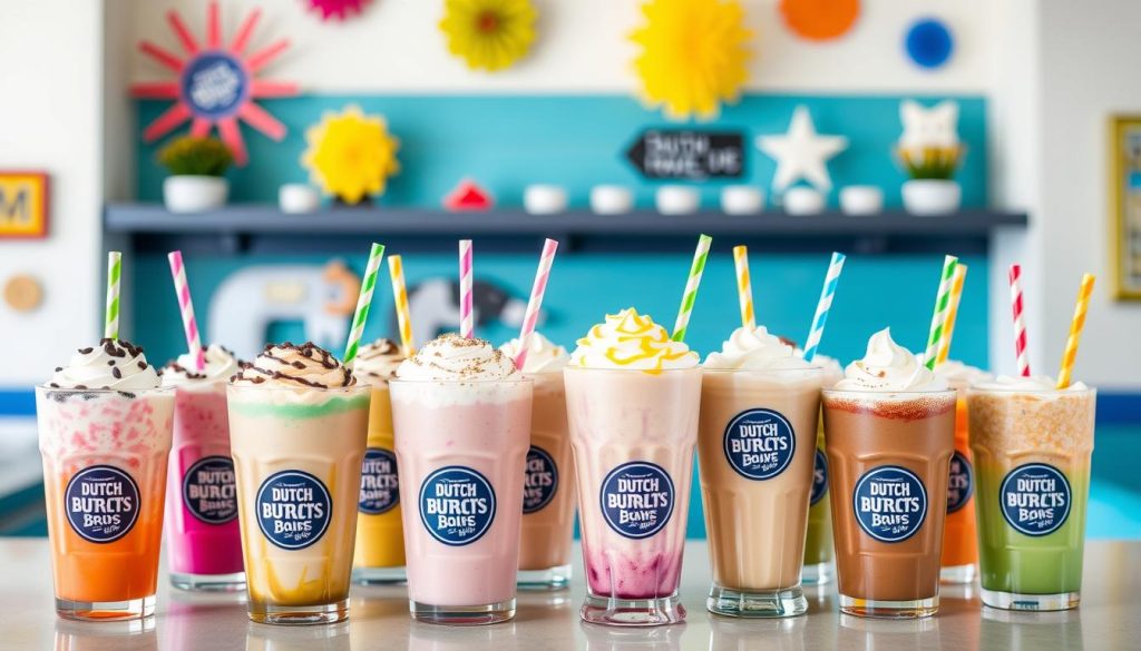 personalizing Dutch Bros milkshakes