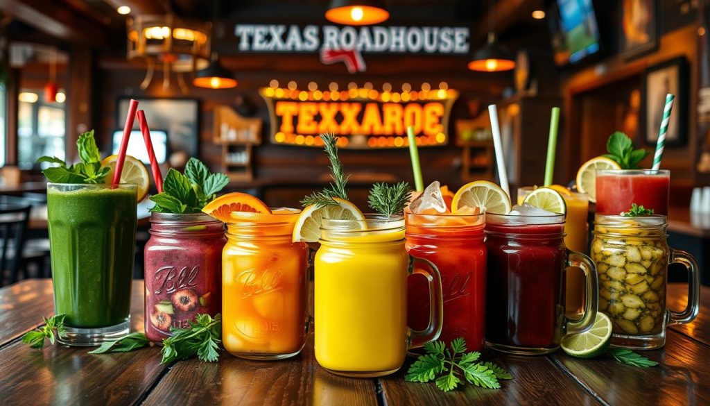 plant-based beverages at texas roadhouse