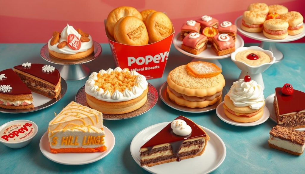 popeyes dessert comparison