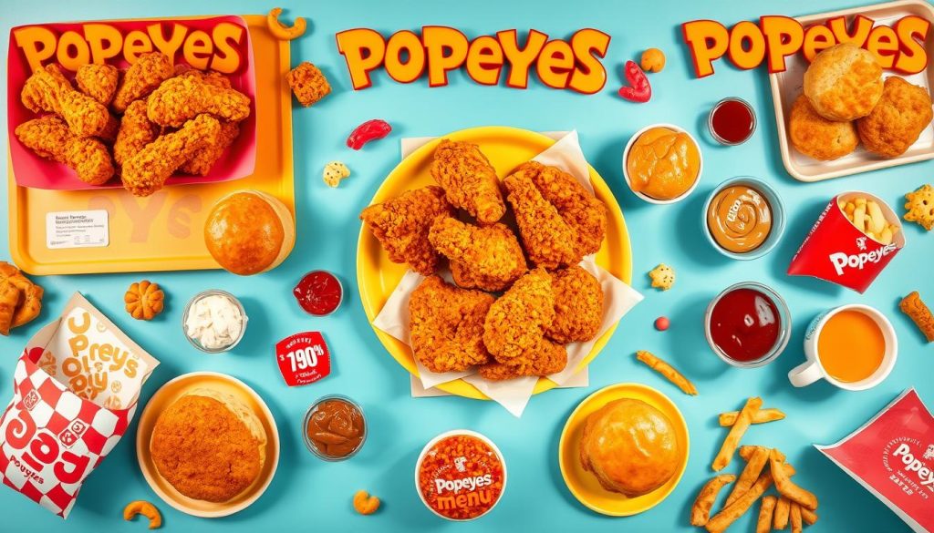 popeyes menu costs