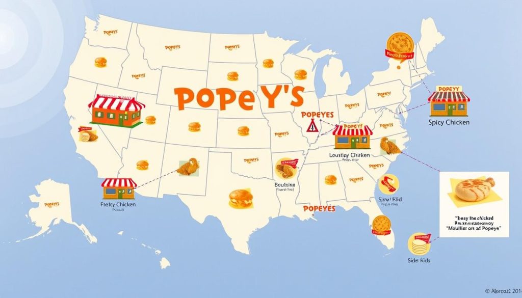 popeyes nationwide locations