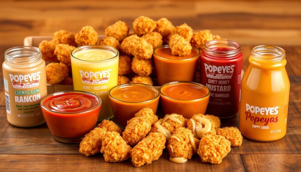 popeyes nuggets dipping sauce options