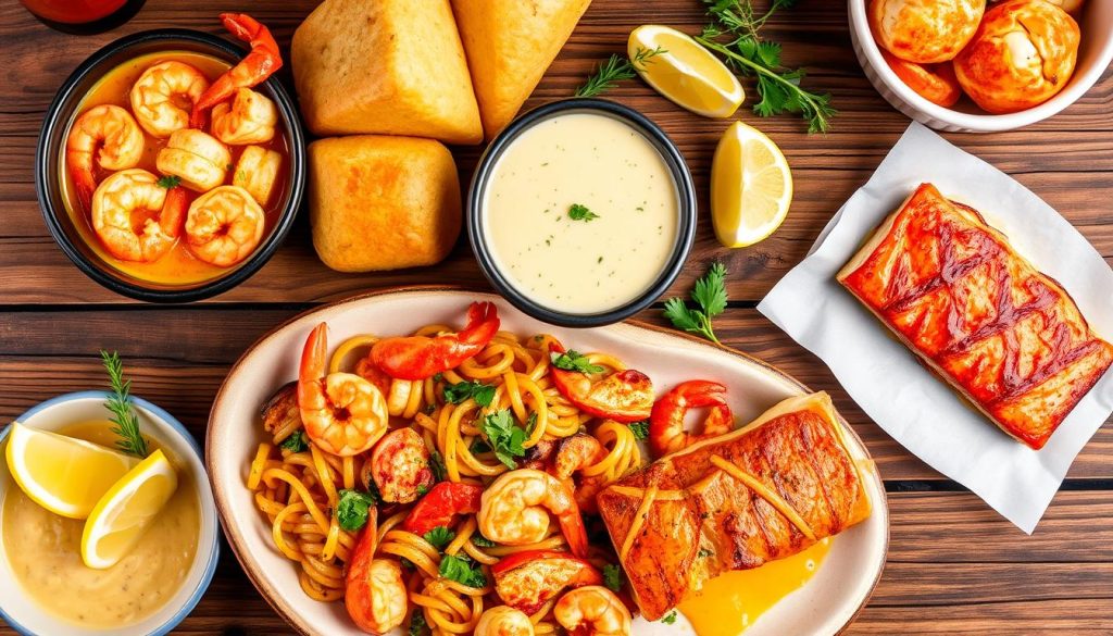 red lobster menu items